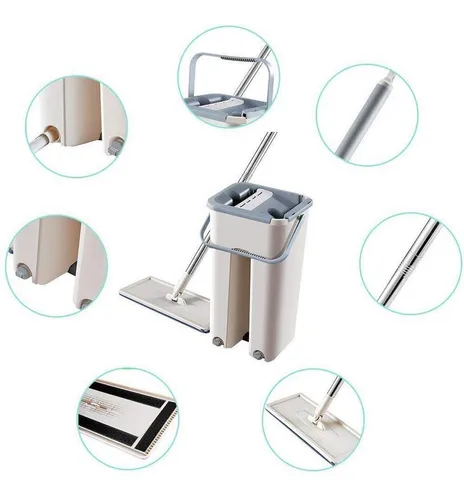 🧼✨ TRAPERO PLANO ARMABLE CON BALDE ESCURRIDOR