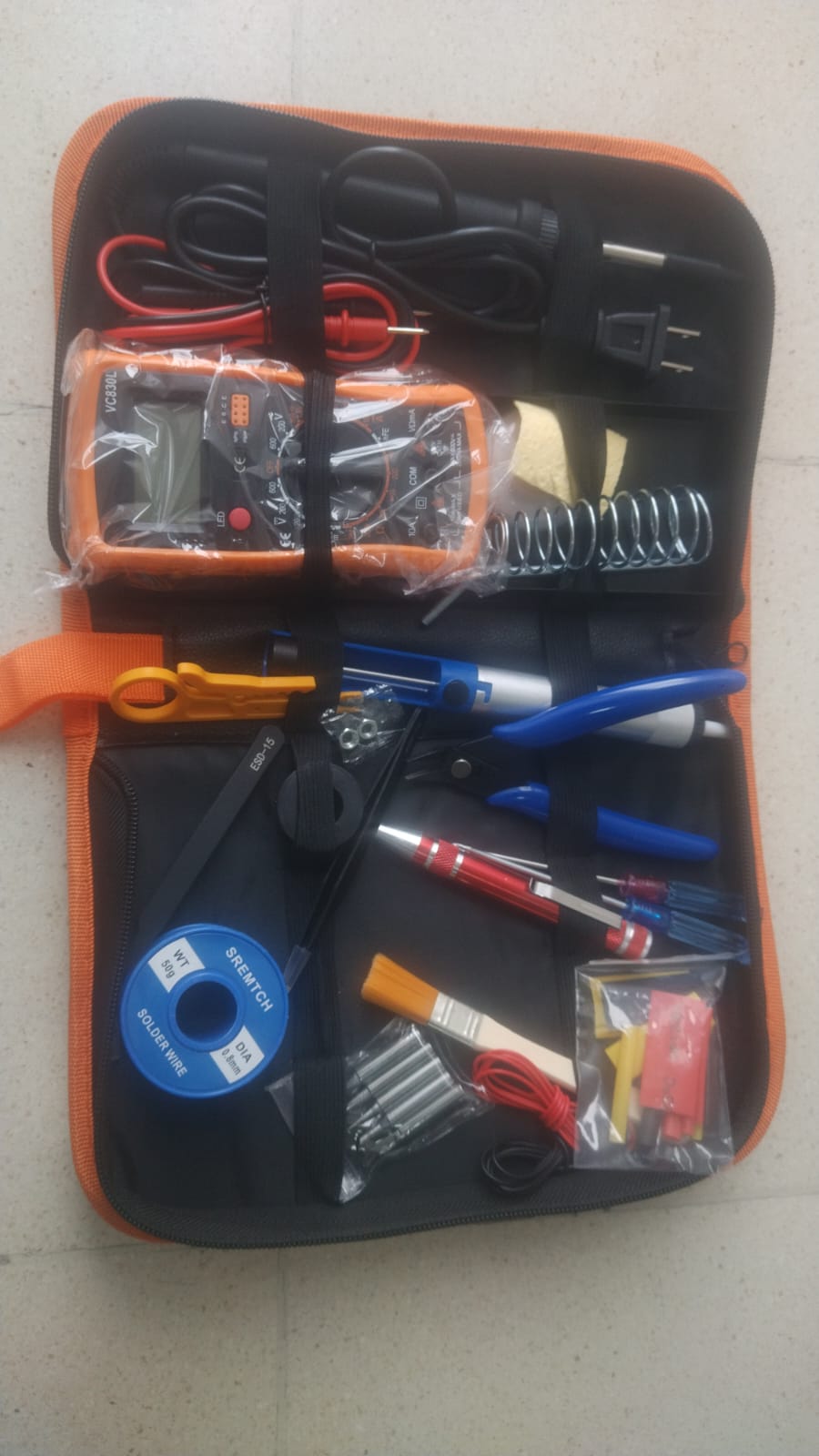 🔥KIT DE HERRAMIENTAS DE SOLDADURA CON MULTÍMETRO DIGITAL