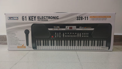 🎹 ORGANETA ELECTRÓNICA DE 61 TECLAS CON MICRÓFONO INCLUIDO 🎤