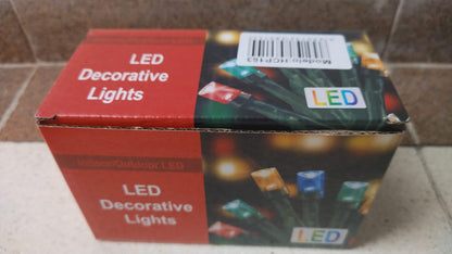 🛒 LUCES DE NAVIDAD SOLARES LED 10 METROS – 100 BOMBILLOS LUZ CÁLID