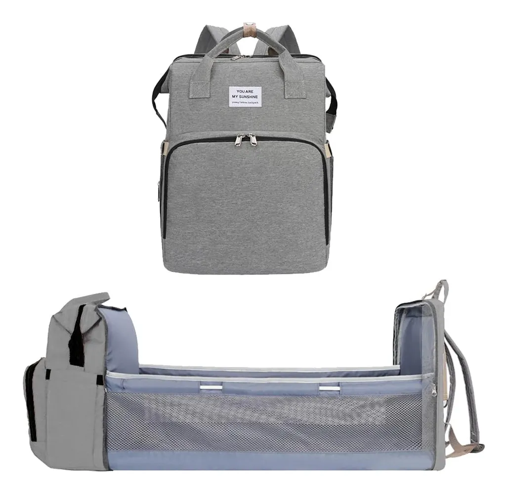 🍼 Pañalera 3 en 1 con Cuna Portátil