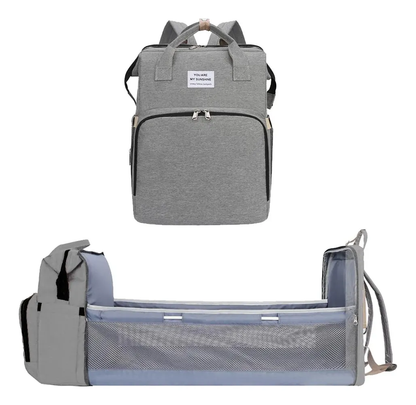 🍼 Pañalera 3 en 1 con Cuna Portátil