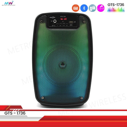 🛒 Cabina Portátil Bluetooth 6.5” con Micrófono + Luces LED