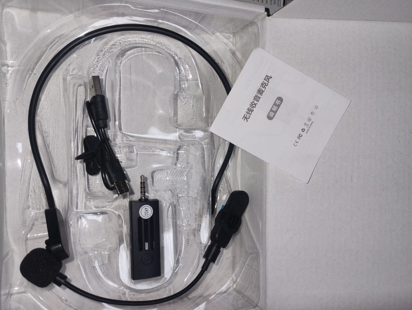 🥇 MICRÓFONO INALÁMBRICO DE DIADEMA + SOLAPA