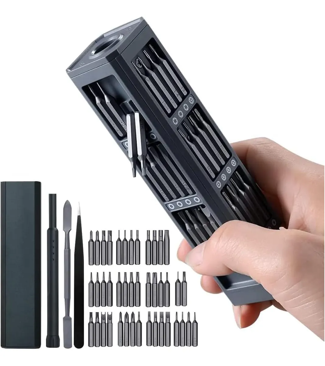 🧲 DESTORNILLADOR MAGNÉTICO 44 EN 1 PREMIUM DE PRECISIÓN – TODO EN UNO 🔧