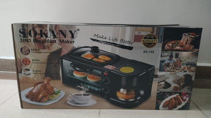 HORNO 3 EN 1 MULTIFUNCIONAL SOKANY