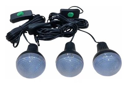 🟢 💡 SISTEMA DE ILUMINACIÓN SOLAR GDLITE - 10 🔋  CON BLUETOOTH - RADIO Y PANEL