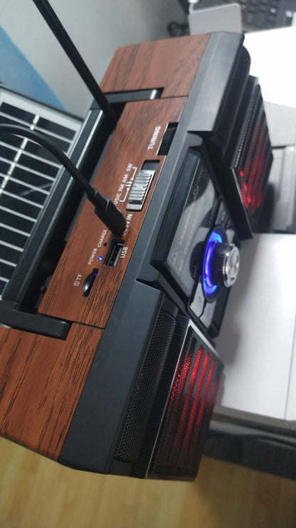 GRABADORA RETRO SOLAR