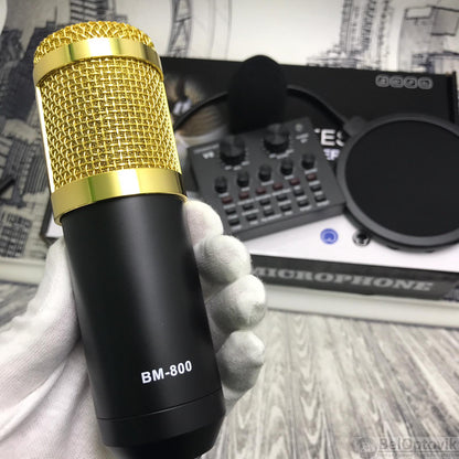 🎤⭐ KIT MICRÓFONO CONDENSADOR BM800 + TARJETA DE SONIDO V8 🔊 ¡Solo $139.000! 🚚 ENVÍO GRATIS - 📦 PAGO CONTRAENTREGA