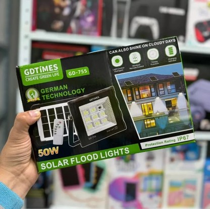 🌞 Reflector Solar LED 50W con Panel y Control Remoto 💲**$85.000**