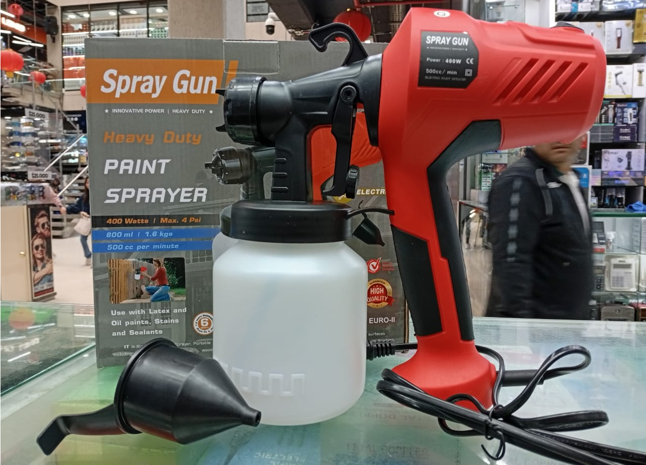 🖌️⚡ Rápido, práctico y perfecto: Pistola eléctrica de pintura 400W