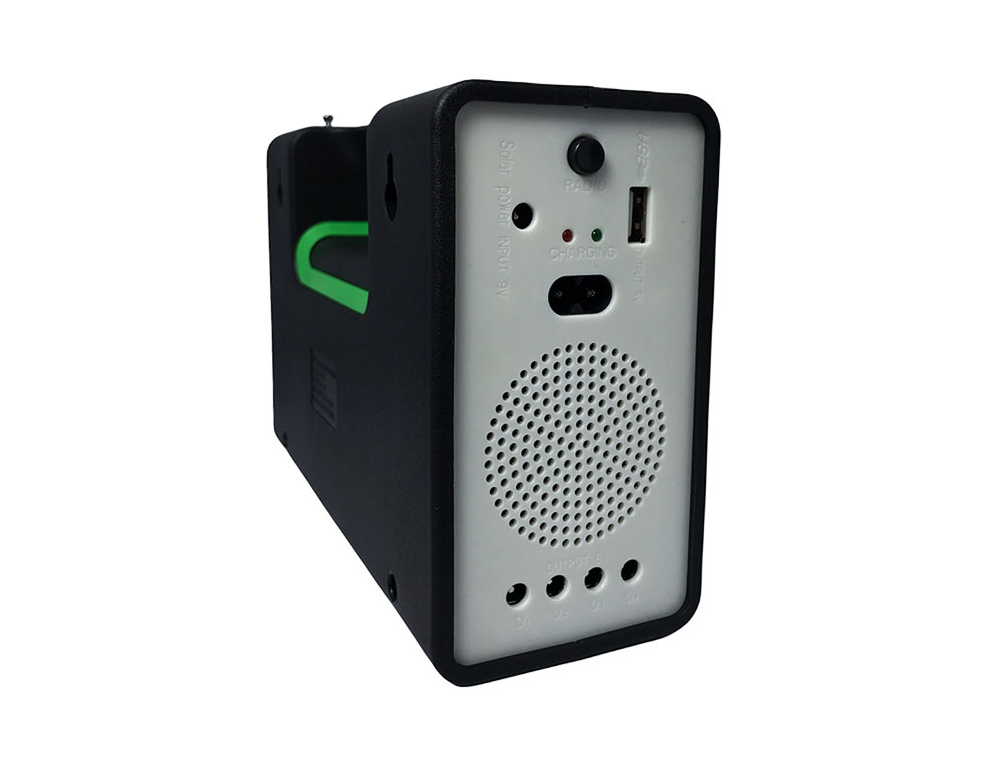 🟢 💡 SISTEMA DE ILUMINACIÓN SOLAR GDLITE - 10 🔋  CON BLUETOOTH - RADIO Y PANEL