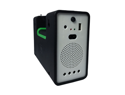 🟢 💡 SISTEMA DE ILUMINACIÓN SOLAR GDLITE - 10 🔋  CON BLUETOOTH - RADIO Y PANEL