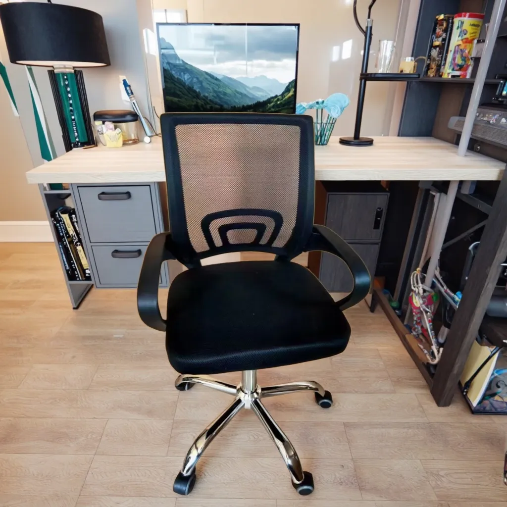 🪑✨ SILLA EJECUTIVA ERGONÓMICA AJUSTABLE Y GIRATORIA CON RUEDAS