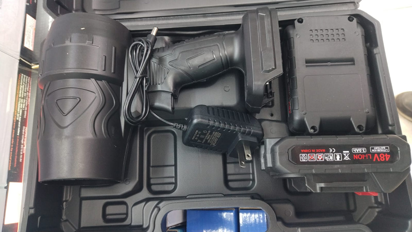 SOPLADOR INALÁMBRICO CON 2 BATERÍAS DE 48V