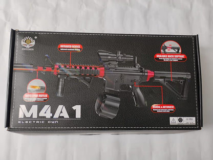 👉JUGUETE RIFLE ELÉCTRICO DE HIDROGEL 💨 CON LUZ Y HUMO 🔫