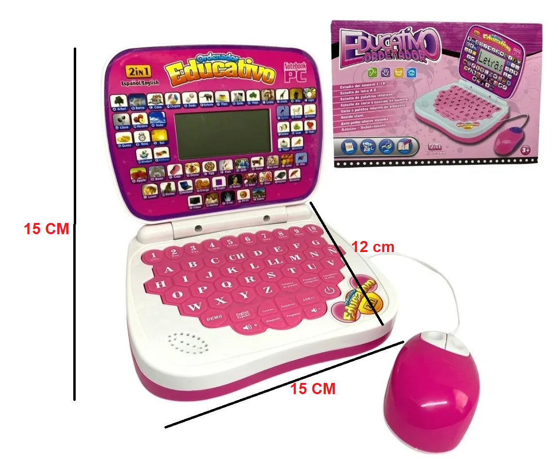 💻 MINI COMPUTADOR EDUCATIVO INTERACTIVO – APRENDE JUGANDO 🎓✨