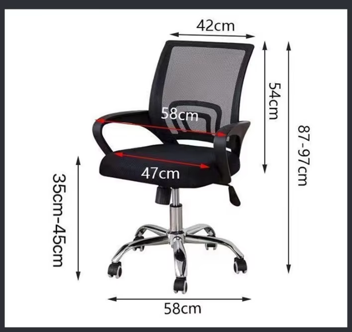 🪑✨ SILLA EJECUTIVA ERGONÓMICA AJUSTABLE Y GIRATORIA CON RUEDAS