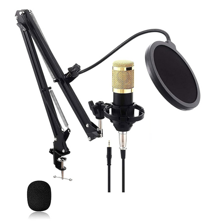 🎙️ KIT PROFESIONAL TARJETA DE SONIDO P99+ MICRÓFONO CONDENSADOR BM800
