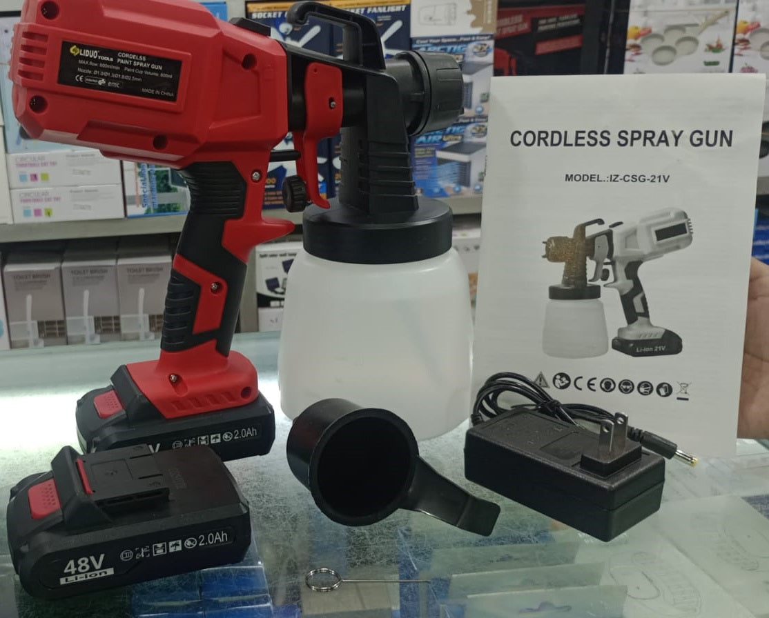 Pistola Inalámbrica Recargable + 2 Baterías - ¡Envío GRATIS! 🎨 IZ-CSG-21V $169.000