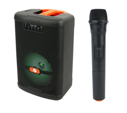 🟣 Cabina Parlante Bluetooth KTS-1330 con Micrófono Inalámbrico –20W, 6.5 Pulgadas 🔊🎤