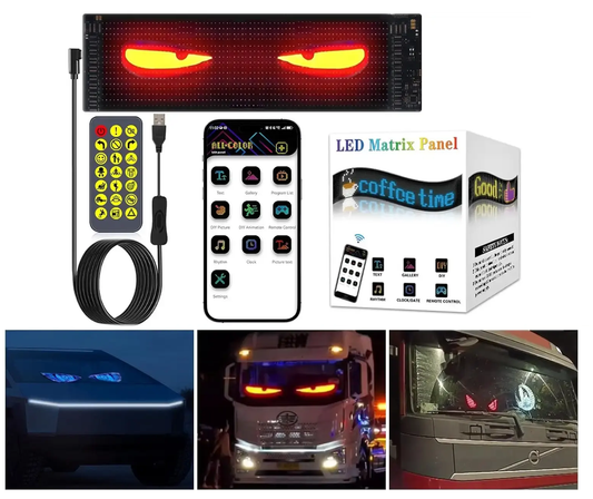 ¡Panel LED Flexible RGB para Carro, Negocio o Eventos! 🎉