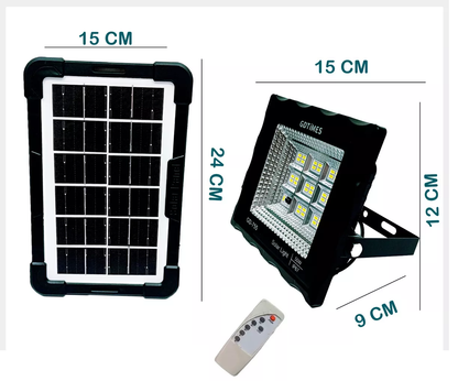 🌞 Reflector Solar LED 50W con Panel y Control Remoto 💲**$85.000**
