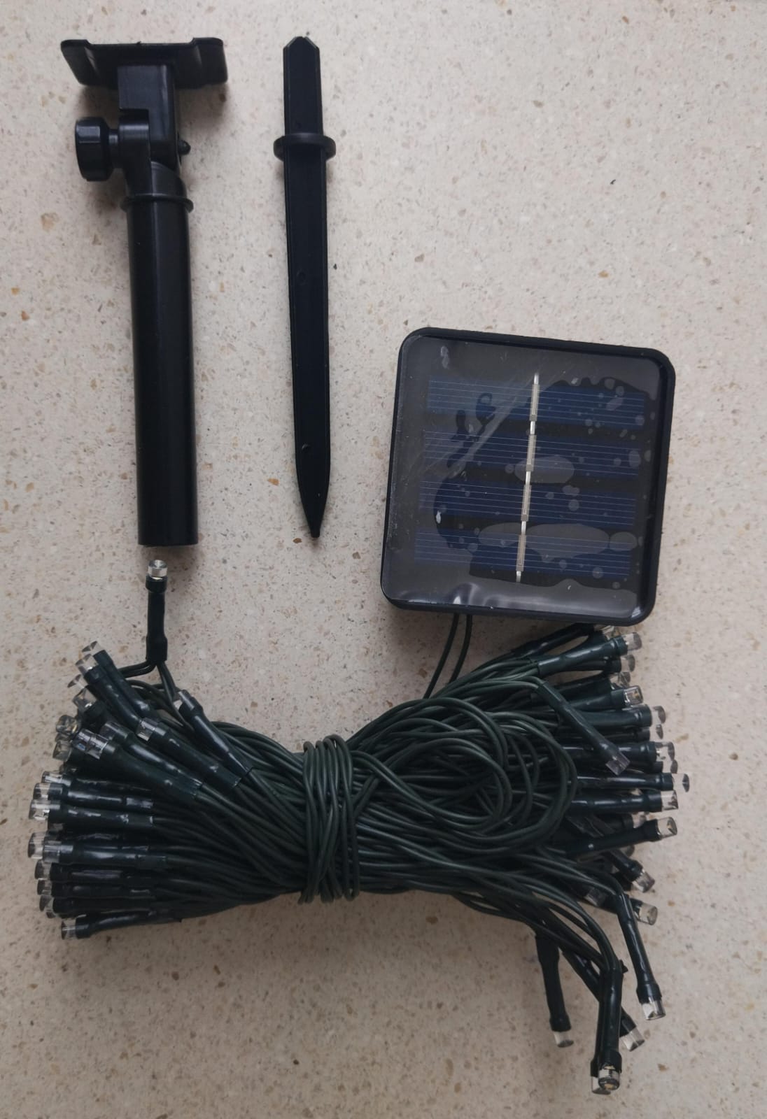 🛒 LUCES DE NAVIDAD SOLARES LED 10 METROS – 100 BOMBILLOS LUZ CÁLID