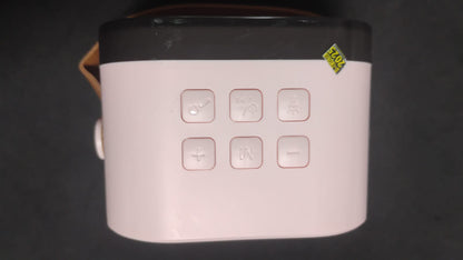 MINI KARAOKE INFANTIL CON LUCES LED+ 2 MICRÓFONOS INALÁMBRICOS | Bluetooth – USB – SD | Recargable |