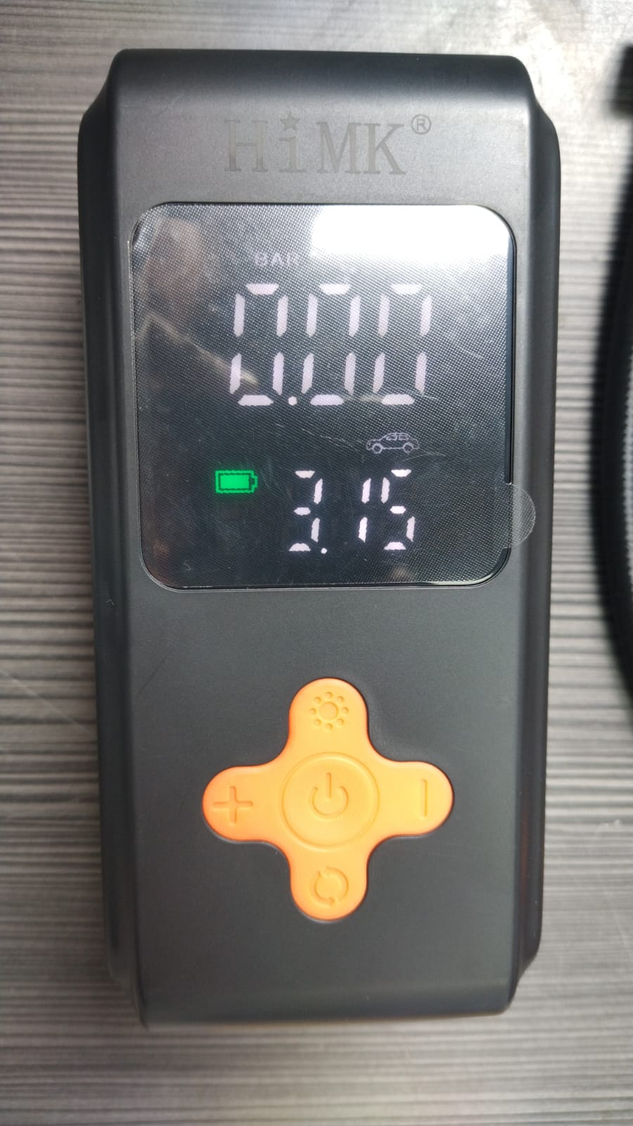 Mini Compresor de Aire Portátil Recargable con linterna y medidor