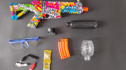 🔫 JUGUETE PISTOLA M416 GEL BLASTER PRO CON CAÑÓN LÁSER ACTIVO– LA MÁS POTENTE DEL MERCADO