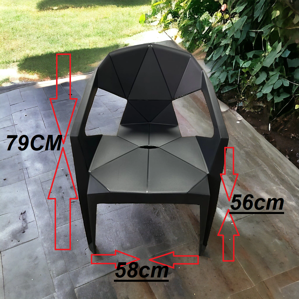 🪑 Silla Geométrica Premium – Elegancia y Resistencia