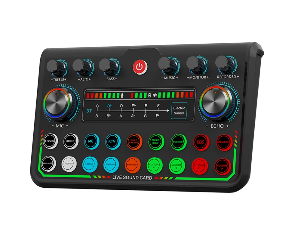 🎙️ KIT PROFESIONAL TARJETA DE SONIDO P99+ MICRÓFONO CONDENSADOR BM800