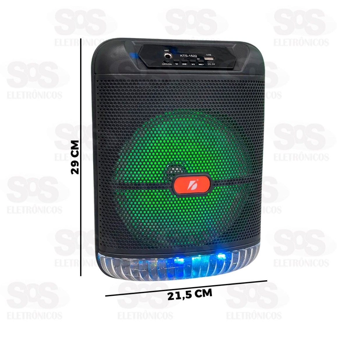 🟢 Cabina Parlante 8” + Micrófono + Control Remoto🎤Potente