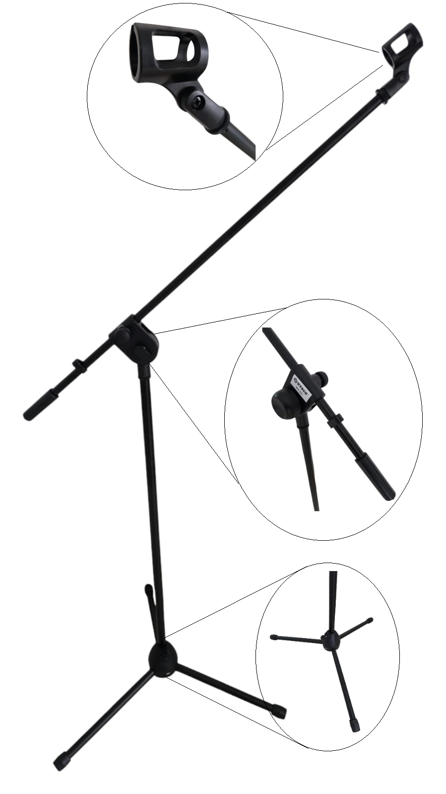 🎤 Trípode / Base (Piaña) Profesional para Micrófono