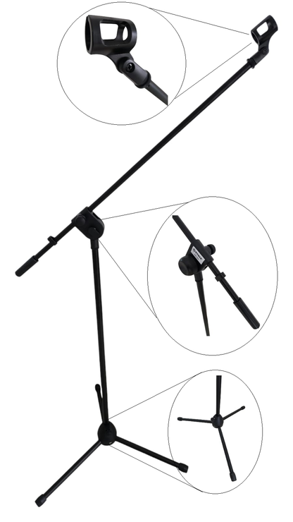 🎤 Trípode / Base (Piaña) Profesional para Micrófono