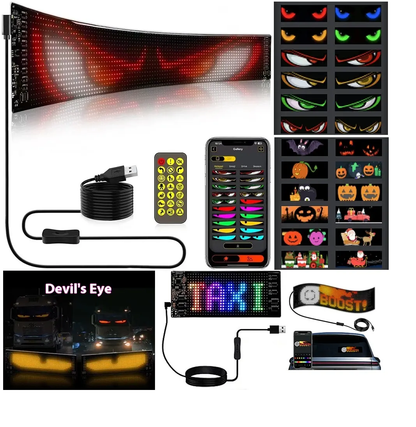 ¡Panel LED Flexible RGB para Carro, Negocio o Eventos! 🎉