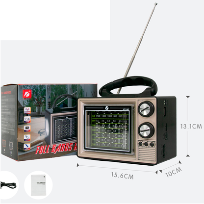📻 RADIO PARLANTE VINTAGE MULTIFUNCIÓN TIPO TV 📼 KTF-1487 💰 $74.900