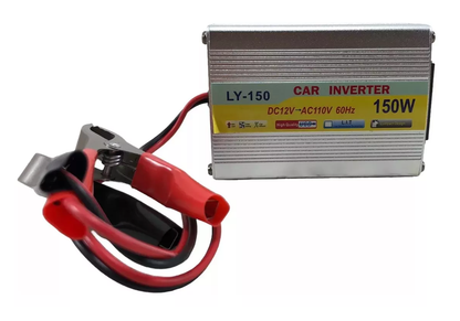 💡 Inversor de Voltaje 12V a 110V | 150W | Conexión Directa a Batería 🚗⚡