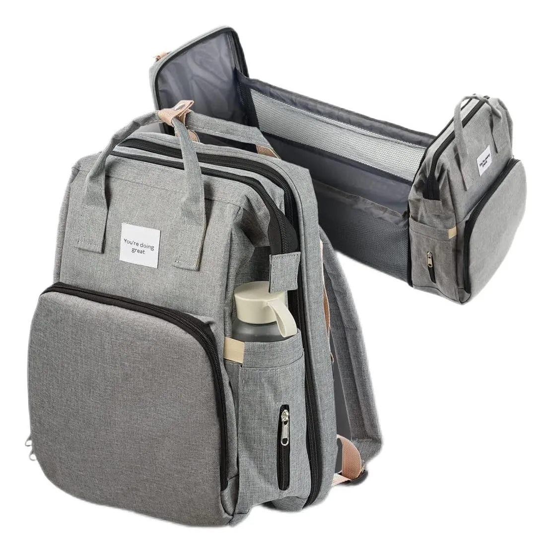 🍼 Pañalera 3 en 1 con Cuna Portátil