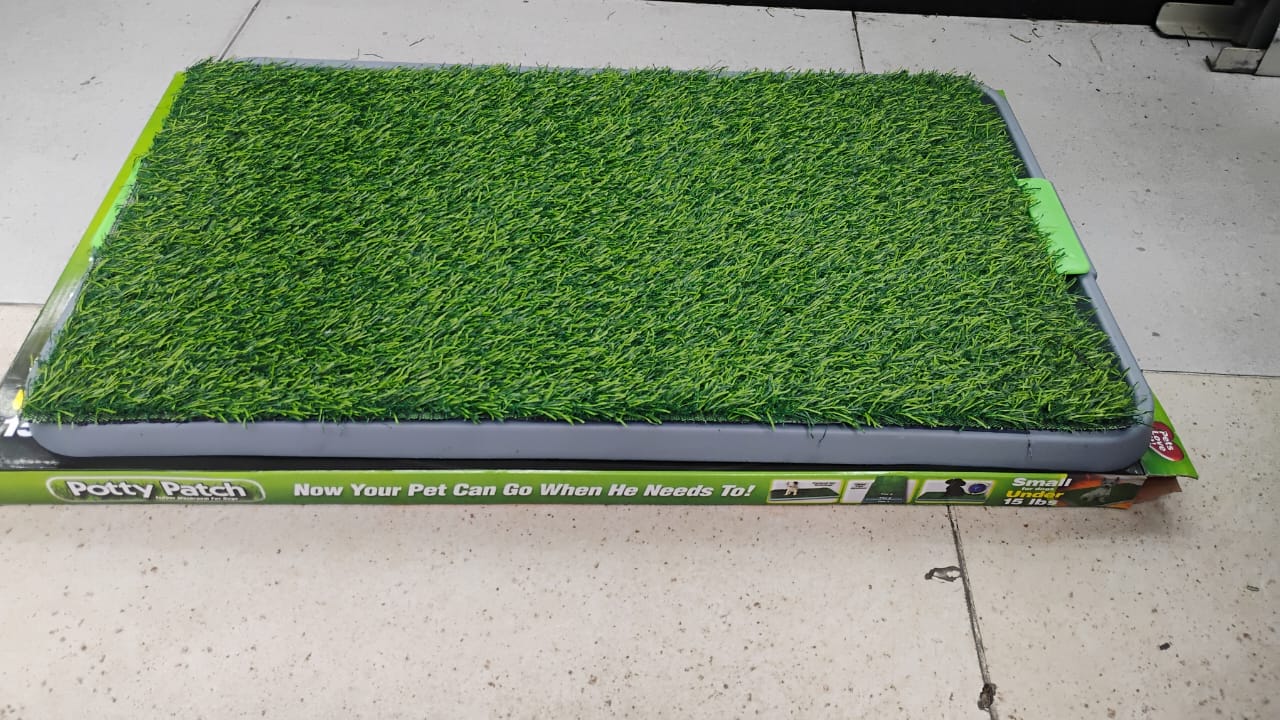 🐾 TAPETE HIGIÉNICO TIPO PASTO EXTRA GRANDE CON 3 CAPAS 🐾