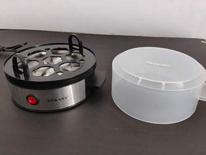 🔥 HERVIDOR ELÉCTRICO DE HUEVOS SOKANY DE 360W – CON INDICADOR DE AGUA Y APAGADO AUTOMÁTICO
