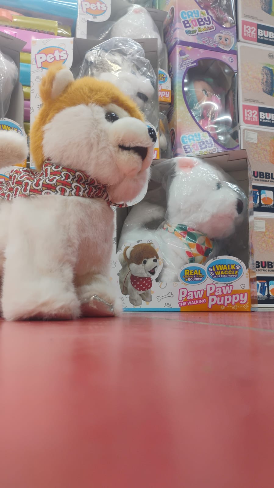 🐶 PERRO PELUCHE INTERACTIVO CON CORREA – ¡CAMINA, HACE SONIDOS Y MUEVE LA COLITA!