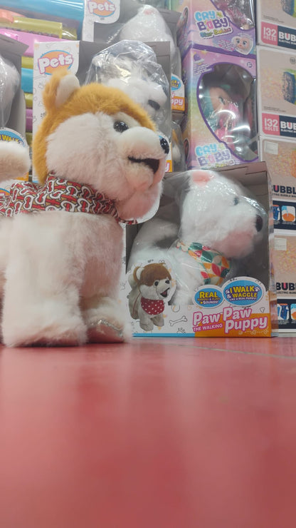 🐶 PERRO PELUCHE INTERACTIVO CON CORREA – ¡CAMINA, HACE SONIDOS Y MUEVE LA COLITA!