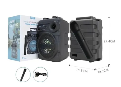 🧨 Cabina Parlante 6.5" + Micrófono Inalámbrico | 10W de Potencia | $85.000 GTS-2065