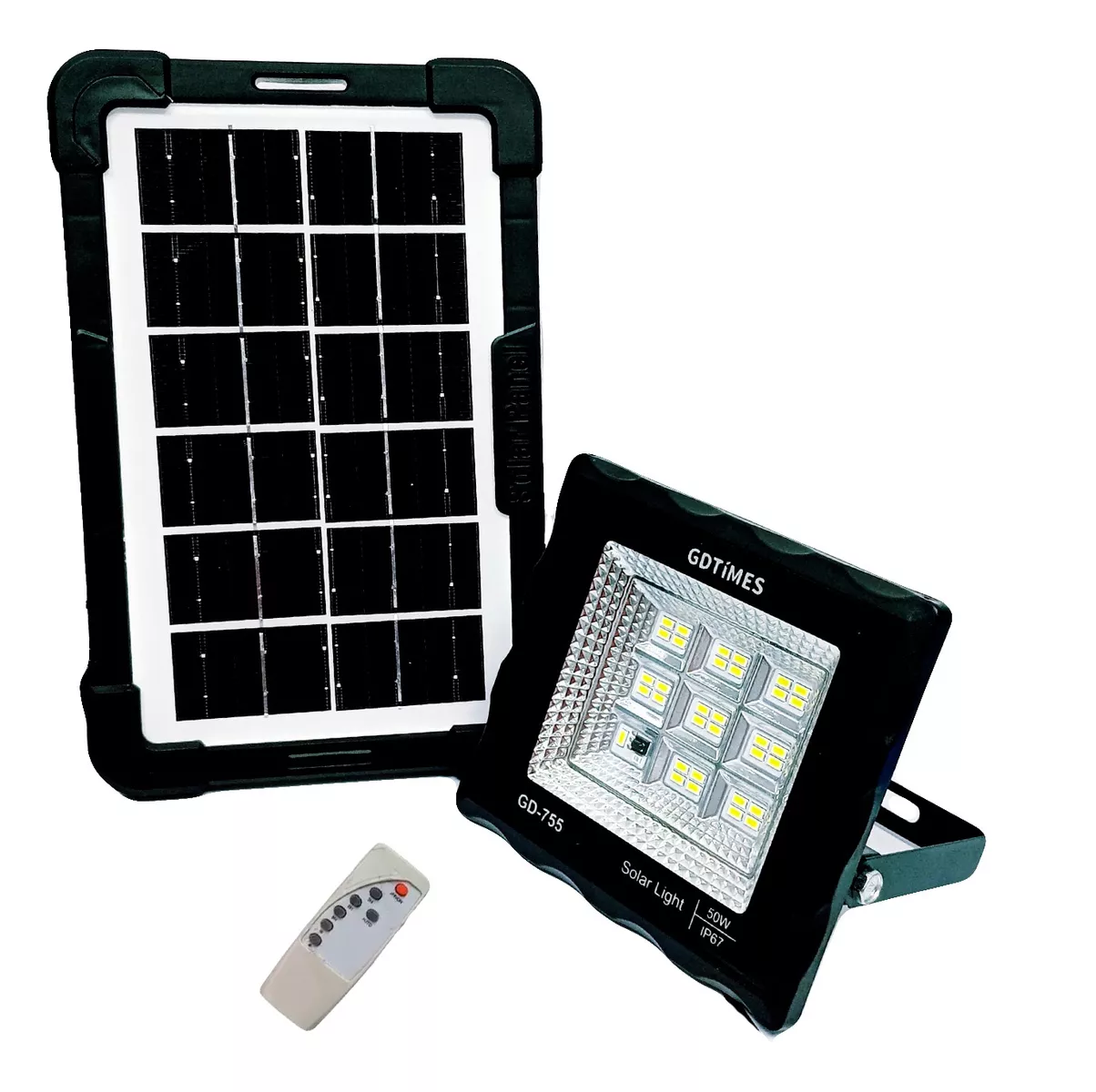 🌞 Reflector Solar LED 50W con Panel y Control Remoto 💲**$85.000**