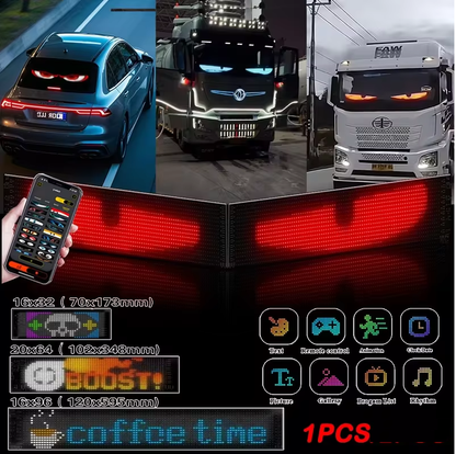 ¡Panel LED Flexible RGB para Carro, Negocio o Eventos! 🎉