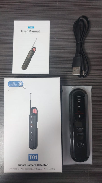 🔒 DETECTOR PORTÁTIL ANTI ESPÍAS CON LUZ INFRARROJA 🔴