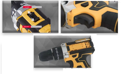 🔧 TALADRO DESTORNILLADOR RECARGABLE 48V CON 2 BATERÍAS – MANDRIL METALICO -DOTVIX