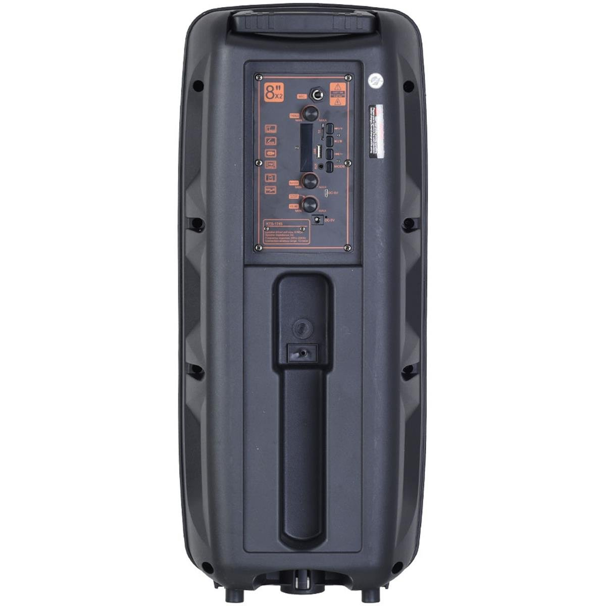 🔊💥 Cabina Parlante KTS-1745 con Doble Bocina de 8” + Micrófono + Control Remoto 💥🔊